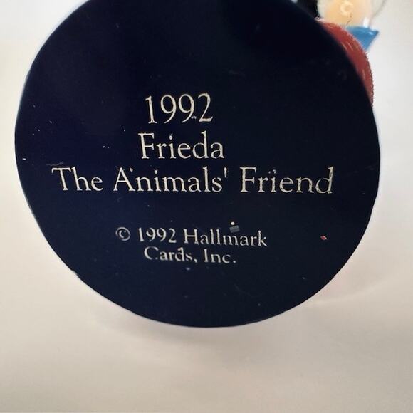 Hallmark Keepsake Ornaments 1992 Frieda The Animals' Friend Nutcracker VTG - Picture 12 of 16